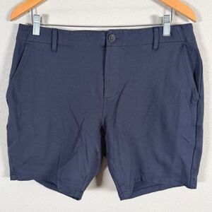 Paige‎ Rickson Performance Shorts Mens 33 Deep Anchor Blue Stretch M205374-6781